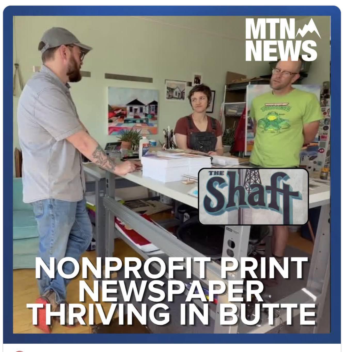 KXLF - nonprofit print newspaper thriving in Butte