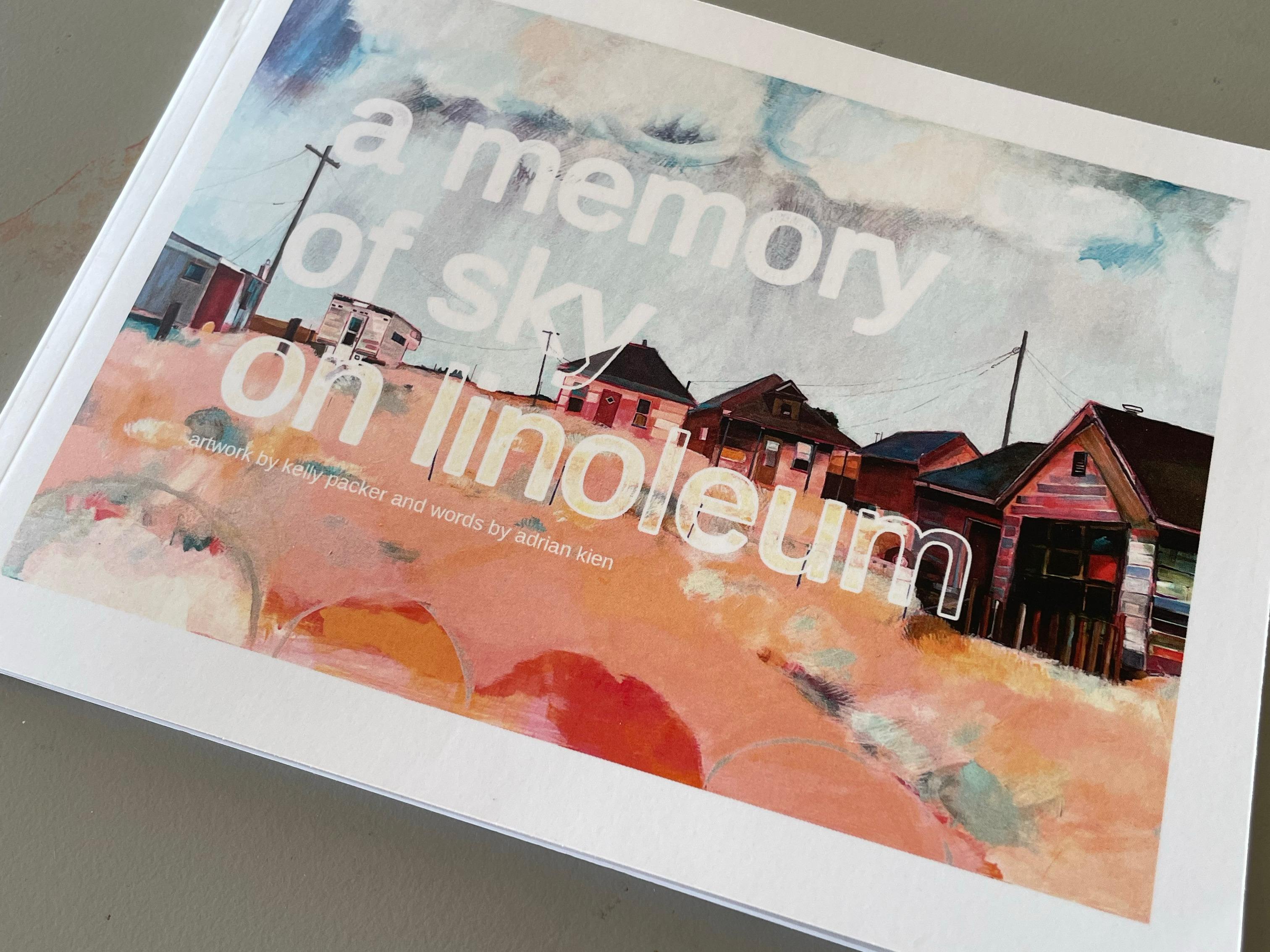 a memory of sky on linoleum book